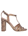 Twinset Sandals In Beige
