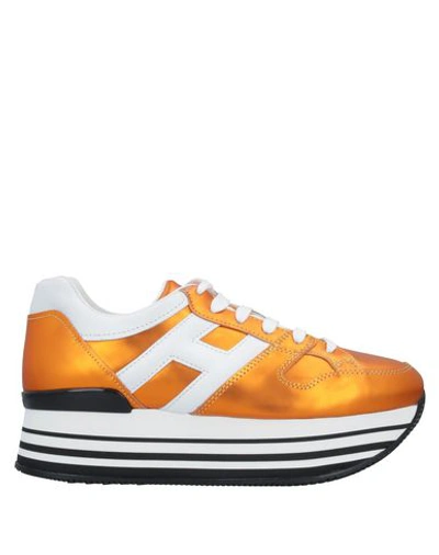Hogan Sneakers In Orange