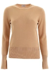 FERRAGAMO SALVATORE FERRAGAMO LOGO EMBROIDERED PULLOVER KNIT