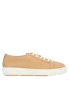Santoni Sneakers In Light Brown