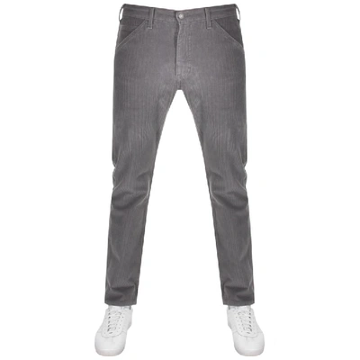 Levi's Levis 502 Tapered Fit Corduroy Trousers Grey