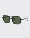 Ray Ban Rb1973 53mm Square Sunglasses In Black