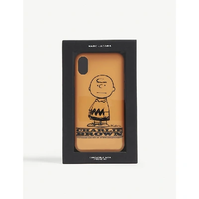 Marc Jacobs Peanuts Iphone X Case In Orange