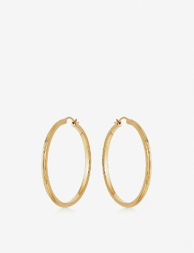 Astley Clarke Linia 18ct Gold-plated Stering Silver Hoop Earrings