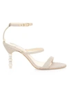 SOPHIA WEBSTER Rosalind Embellished-Heel Glitter Sandals