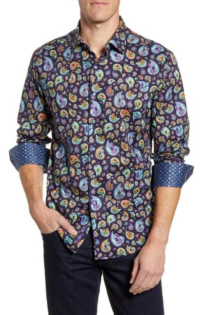 Robert Graham Animal Classic Fit Button-up Sport Shirt In Multi