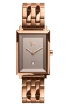 Mvmt Women's Blair Rose Gold-tone Stainless Steel Bracelet Watch 24mm In Rose Gold/ Taupe/ Rose Gold