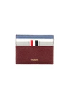 THOM BROWNE Colorblock Leather Card Holder