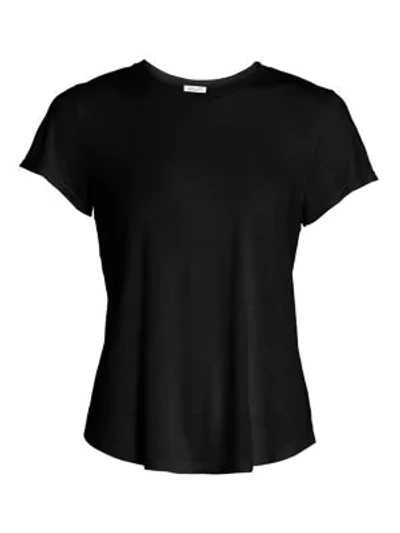 Splendid Abbie Crewneck Tee In Black