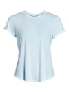 Splendid Abbie Crewneck Tee In Crystal Blue