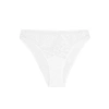 HANRO MOMENTS WHITE LACE BRIEFS,3222672