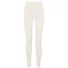 Hanro Cream Wool And Silk-blend Leggings In Cream