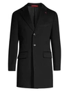 ISAIA MEN'S COLORADO CLASSIC-FIT WOOL TOPCOAT,0400094748268