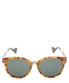 GUCCI ROUND-FRAME ACETATE AND METAL SUNGLASSES,000640626