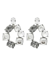 OSCAR DE LA RENTA Bold Crystal Earrings,5059419005538