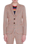 AKRIS PUNTO HOUNDSTOOTH JACQUARD BLAZER,761900098157