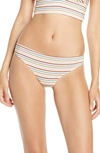 Madewell Jersey Thong In Candy Stripe