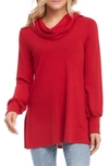 KAREN KANE COWL NECK SIDE SLIT TURTLENECK SWEATER,4L43370