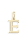 Melinda Maria Icons Alphabet Initial Charm In E- Gold