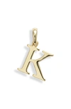 Melinda Maria Icons Alphabet Initial Charm In K- Gold