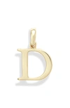 Melinda Maria Icons Alphabet Initial Charm In D- Gold