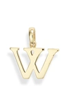 Melinda Maria Icons Alphabet Initial Charm In W- Gold