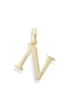 Melinda Maria Icons Alphabet Initial Charm In N- Gold