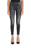 MOTHER THE LOOKER FRAY ANKLE SKINNY JEANS,1431-734
