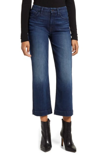 Jen7 By 7 For All Mankind Women's Crop Wide-leg Jeans In Cambridge Dark
