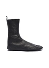 JIL SANDER 'Tabi' leather flat ankle sock boots
