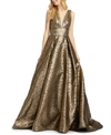 MAC DUGGAL PLUNGING V GOWN