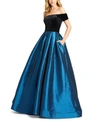 MAC DUGGAL OFF-THE-SHOULDER GOWN
