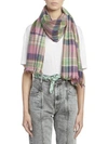 ISABEL MARANT WOMEN'S KUZANNE PLAID SCARF,0400011745446