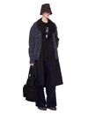 MAISON MARGIELA MAISON MARGIELA BLACK & GREY COMBINED COAT,S50AH0056/S48086/900