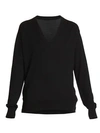 GIVENCHY Button-Embellished Wool Silk Sweater