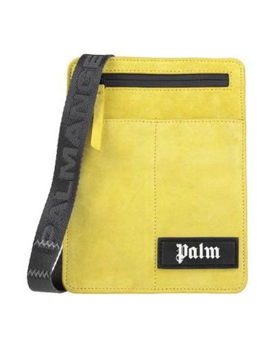 Palm Angels Handbags In Yellow