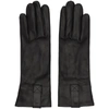 DHEYGERE DHEYGERE BLACK LOOP GLOVES