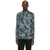 GIVENCHY GIVENCHY BLACK AND MULTICOLOR FLORAL SHIRT