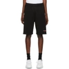 Givenchy Black Signature Shorts In 009 Blk/red