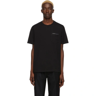 Givenchy Logo-print Patch-pocket Cotton-jersey T-shirt In Black