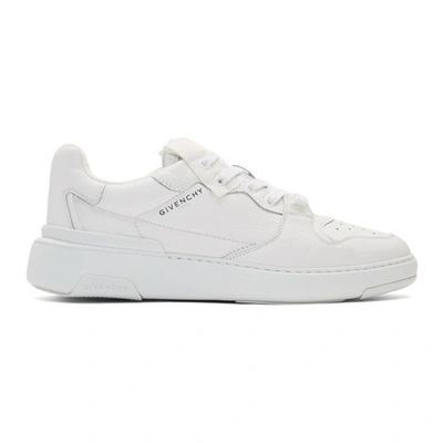 Givenchy Wing Low Leather Trainers In White