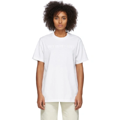 Helmut Lang White Standard T-shirt In Chalk Wht