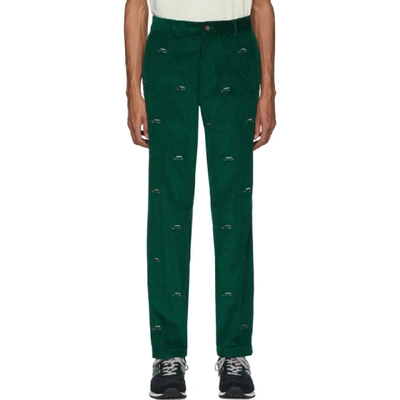 Aimé Leon Dore Aime Leon Dore Green Corduroy Range Trousers In