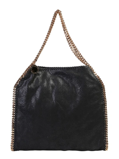 Stella Mccartney Black Falabella Double Chain Bag