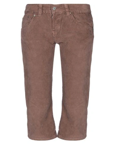 Dondup Cropped Pants & Culottes In Cocoa