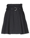 Patrizia Pepe Mini Skirt In Black