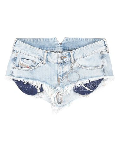 Diesel Denim Shorts In Blue