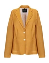 T-jacket By Tonello Suit Jackets In Yellow