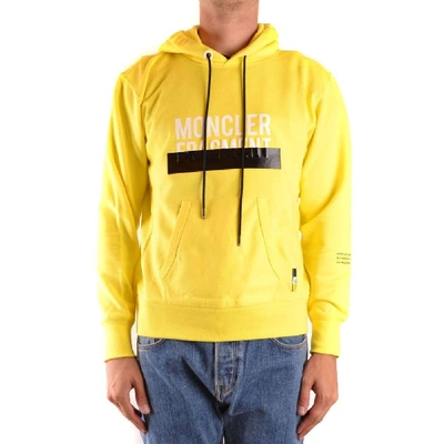 Moncler Yellow Cotton Sweatshirt