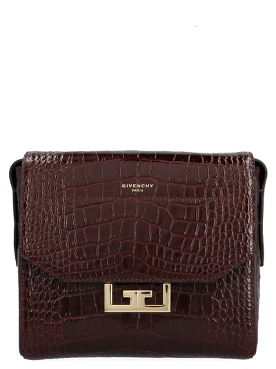 Givenchy Burgundy Leather Shoulder Bag